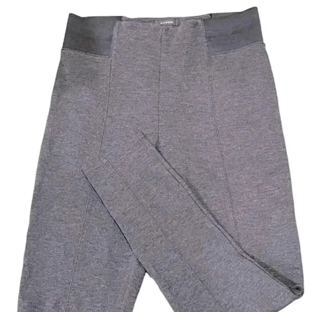 Halogen Pintuck Charcoal Gray Pull On Legging Pants Womens Medium